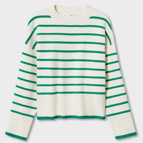 Mango Sweaters - Mango Oversized Striped Sweater